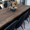House Nordic Harbo Eetkamerstoel Velvet Zwart - Set van 2