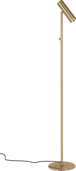 House Nordic Parijs - staande vloerlamp LED - messing goud-look - industrieel - H 150cm