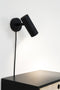House Nordic Parijs - wandlamp LED - mat zwart - industrieel