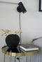 House Nordic Parijs - wandlamp LED - mat zwart - industrieel