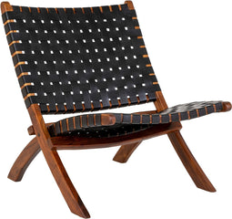 House Nordic Perugia Zwart fauteuil