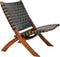 House Nordic Perugia Zwart fauteuil