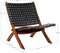 House Nordic Perugia Zwart fauteuil