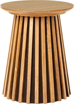 House Nordic Sidetable Osaka - Ø40x50cm - Eikenfineer - Naturel