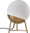 House Nordic Tafellamp Chelsea Wit Glas Brass