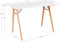 House Nordic Thuiswerk Bureau Vojens Wit Naturel 120x60x75 cm