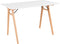 House Nordic Thuiswerk Bureau Vojens Wit Naturel 120x60x75 cm