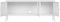 House Nordic Tv-Meubel Brisbane - 130x40x55cm - Wit - Met Deuren