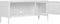 House Nordic Tv-Meubel Brisbane - 130x40x55cm - Wit - Met Deuren