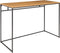 House Nordic Vita bureau - zwart metaal - eiken-look blad - 100x45x75cm (bxdxb)