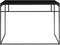 House Nordic Vita bureau - zwart metaal - zwart blad - 100x45x75cm (bxdxb)