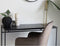 House Nordic Vita bureau - zwart metaal - zwart blad - 100x45x75cm (bxdxb)