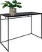 House Nordic Vita bureau - zwart metaal - zwart blad - 100x45x75cm (bxdxb)