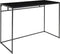 House Nordic Vita bureau - zwart metaal - zwart blad - 100x45x75cm (bxdxb)