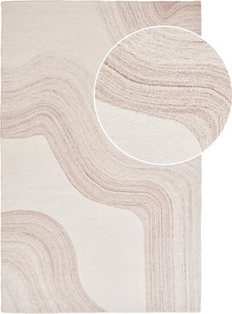 House Nordic Vloerkleed Surat - 160x230cm - Lichtbruin - Wol