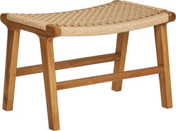 House Nordic Voetenbank Derby - 40x60x42cm - Teak Naturel