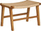 House Nordic Voetenbank Derby - 40x60x42cm - Teak Naturel