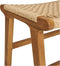 House Nordic Voetenbank Derby - 40x60x42cm - Teak Naturel