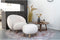 House Nordic Voetenbankje Savona Wit