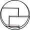 House Nordic wandrek 62x62cm - rond