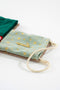 House of Seasons Adventskalender - L72 x B1 x H51 cm - Vilt - Groen, Rood