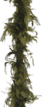 House of Seasons - Boa green - l180xd15cm