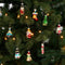 House of Seasons Christmas Ornaments - Set of 20 Pieces - Glass - Green