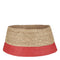 House of Seasons Christmas Tree skirt - H26 x Ø58 cm - Seagrass - Red