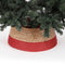 House of Seasons Christmas Tree skirt - H26 x Ø58 cm - Seagrass - Red