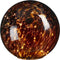 House of Seasons Deco Bal met LED Verlichting - H20 x Ø20 cm - Glas - Bruin