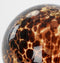 House of Seasons Deco Bal met LED Verlichting - H20 x Ø20 cm - Glas - Bruin
