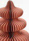 House of Seasons Decoratie Kerstboom - H120 x Ø82 cm - Papier - FSC Mix - Roze