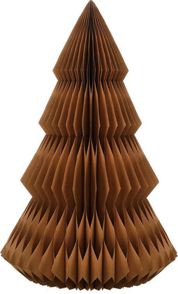House of Seasons Decoratie Kerstboom - H152 x Ø104 cm - Papier - FSC Mix - Bruin