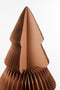 House of Seasons Decoratie Kerstboom - H152 x Ø104 cm - Papier - FSC Mix - Bruin