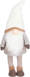 House of Seasons Gnoom Kerstpop - 42 x 30 x 115 cm - Bruin
