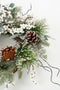 House of Seasons Hardy Kerstkrans - Ø40 cm - Groen
