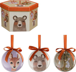 House of Seasons Kerstballen Cadeauset - 14 Stuks - Ø8 cm - Onbreekbaar - Oranje, Lichtgroen