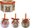 House of Seasons Kerstballen Cadeauset - 14 Stuks - Ø8 cm - Onbreekbaar - Oranje, Lichtgroen