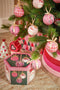 House of Seasons Kerstballen Cadeauset - 14 Stuks - Ø8 cm - Onbreekbaar - Roze, Donkergroen