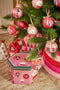 House of Seasons Kerstballen Cadeauset - 14 Stuks - Ø8 cm - Onbreekbaar - Roze, Donkergroen