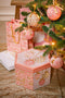 House of Seasons Kerstballen Cadeauset - 14 Stuks - Ø8 cm - Onbreekbaar - Perzik, Roze