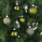 House of Seasons Kerstballen Set - 26 Stuks - Ø7 cm - Glas - Donkergroen