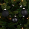 House of Seasons Kerstballen Set - 26 Stuks - Ø7 cm - Glas - Zwart