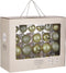 House of Seasons Kerstballen Set - 42 Stuks - Ø7 cm - Glas - Lichtgroen