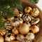 House of Seasons Kerstballen Set - 60 Stuks - Ø7 cm - Onbreekbaar - Koper