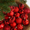House of Seasons Kerstballen Set - 60 Stuks - Ø7 cm - Onbreekbaar - Rood