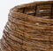 House of Seasons Kerstboommand - H26 x Ø55 cm - Wilgentakken - Bruin