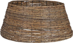 House of Seasons Kerstboommand - H28 x Ø65 cm - Wilgentakken - Bruin