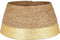 House of Seasons Kerstboomrok - H26 x Ø50 cm - Zeegras - Goud