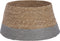 House of Seasons Kerstboomrok - H26 x Ø50 cm - Zeegras - Grijs